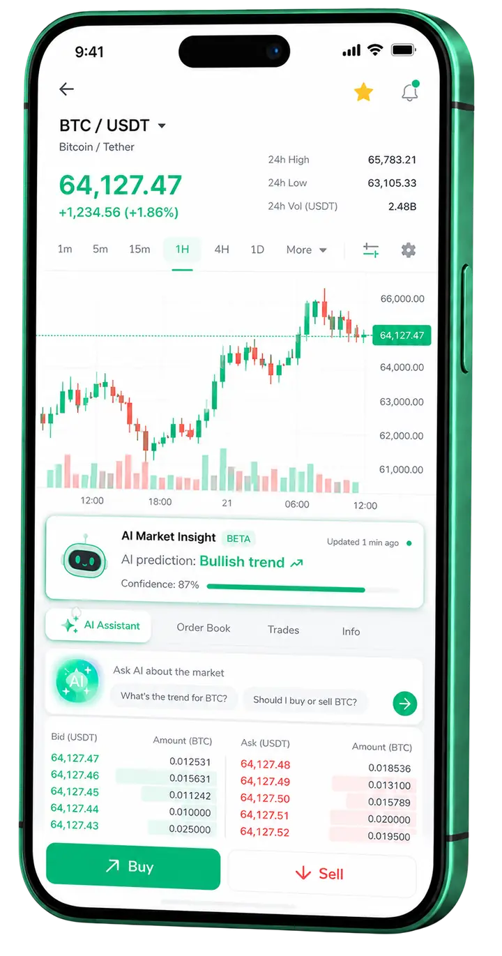 AfriSynapse AI mobile trading interface